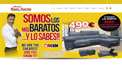 Desktop Screenshot of muebleshnosgarcia.com